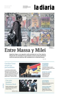 Tapa de la diaria del sábado 18 de noviembre de 2023