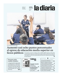 Tapa de la diaria del viernes 18 de setiembre de 2026