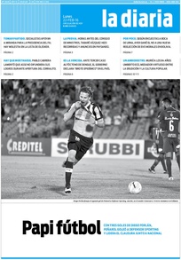 Tapa de la diaria del lunes 22 de febrero de 2016