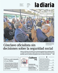 Tapa de la diaria del viernes 13 de mayo de 2022