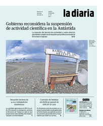 Tapa de la diaria del jueves 20 de agosto de 2020