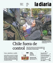 Tapa de la diaria del lunes 21 de octubre de 2019