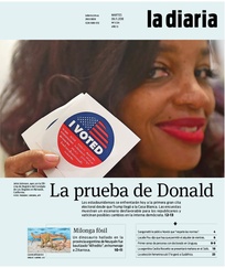 Tapa de la diaria del martes 6 de noviembre de 2018
