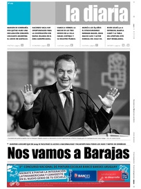 Tapa de la diaria del lunes 12 de noviembre de 2007