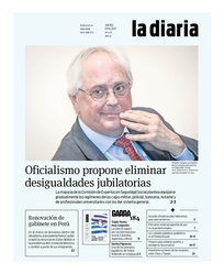 Tapa de la diaria del jueves 7 de octubre de 2021