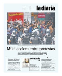 Tapa de la diaria del jueves 28 de diciembre de 2023