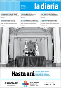 Tapa de la diaria del martes 23 de febrero de 2016