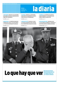 Tapa de la diaria del martes 19 de mayo de 2015