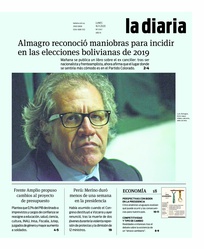 Tapa de la diaria del lunes 16 de noviembre de 2020