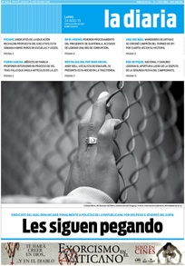 Tapa de la diaria del lunes 24 de agosto de 2015