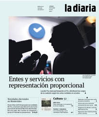 Tapa de la diaria del viernes 3 de enero de 2020