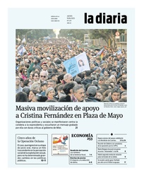 Tapa de la diaria del jueves 19 de junio de 2025