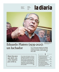 Tapa de la diaria del martes 1 de junio de 2021