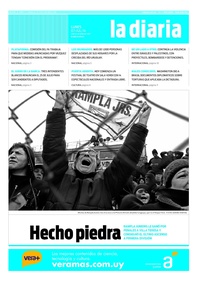 Tapa de la diaria del lunes 7 de julio de 2014