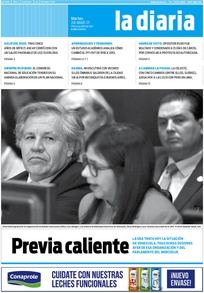 Tapa de la diaria del martes 28 de marzo de 2017