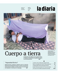 Tapa de la diaria del martes 12 de noviembre de 2019