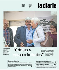 Tapa de la diaria del miércoles 9 de octubre de 2019
