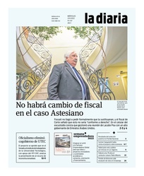 Tapa de la diaria del miércoles 23 de noviembre de 2022