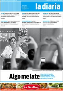 Tapa de la diaria del miércoles 13 de abril de 2016