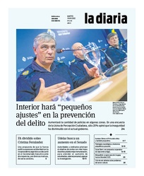 Tapa de la diaria del martes 30 de agosto de 2022