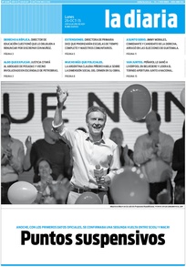 Tapa de la diaria del lunes 26 de octubre de 2015