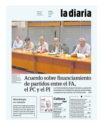 Tapa de la diaria del viernes 10 de noviembre de 2023