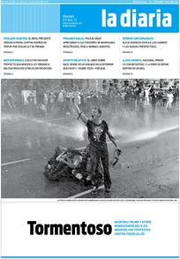 Tapa de la diaria del viernes 7 de julio de 2017