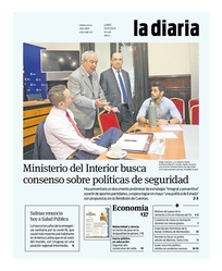 Tapa de la diaria del lunes 13 de marzo de 2023