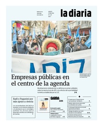 Tapa de la diaria del jueves 23 de junio de 2022