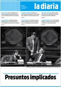 Tapa de la diaria del jueves 18 de febrero de 2016