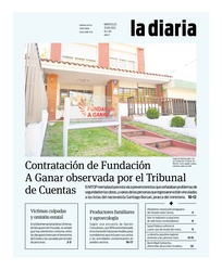 Tapa de la diaria del miércoles 31 de agosto de 2022