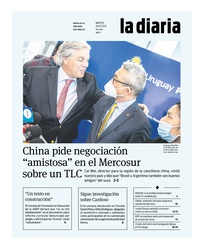 Tapa de la diaria del martes 26 de julio de 2022