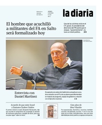 Tapa de la diaria del viernes 14 de agosto de 2020