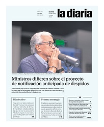 Tapa de la diaria del martes 7 de abril de 2026