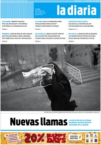 Tapa de la diaria del lunes 4 de enero de 2016