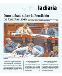 Tapa de la diaria del jueves 23 de julio de 2020