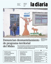 Tapa de la diaria del miércoles 14 de abril de 2021