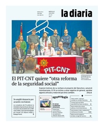 Tapa de la diaria del miércoles 26 de octubre de 2022