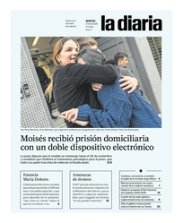 Tapa de la diaria del martes 21 de abril de 2026
