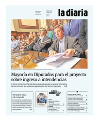 Tapa de la diaria del miércoles 7 de mayo de 2025