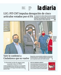 Tapa de la diaria del martes 24 de noviembre de 2020