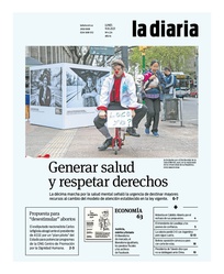 Tapa de la diaria del lunes 11 de octubre de 2021