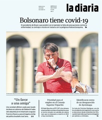 Tapa de la diaria del miércoles 8 de julio de 2020