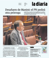 Tapa de la diaria del jueves 3 de septiembre de 2020