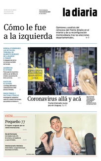 Tapa de la diaria del sábado 3 de octubre de 2020