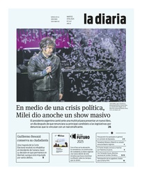 Tapa de la diaria del martes 7 de octubre de 2025