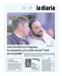 Tapa de la diaria del viernes 26 de abril de 2024