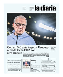 Tapa de la diaria del miércoles 1 de abril de 2026