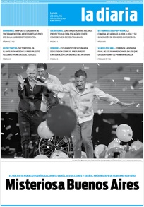 Tapa de la diaria del lunes 20 de julio de 2015