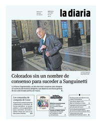 Tapa de la diaria del miércoles 31 de enero de 2024